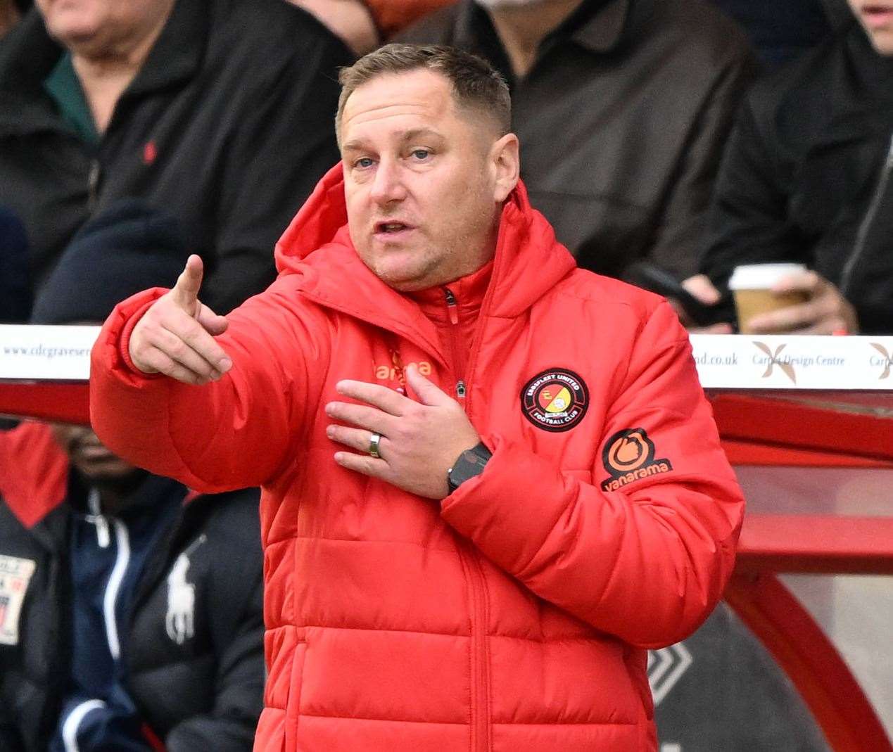 Dennis Kutrieb can't wait to take on Dartford despite his Ebbsfleet side's patchy form. Picture: Keith Gillard