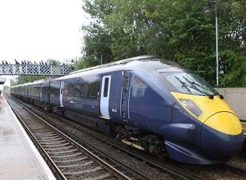 High speed train services have also been affected. Stock picture