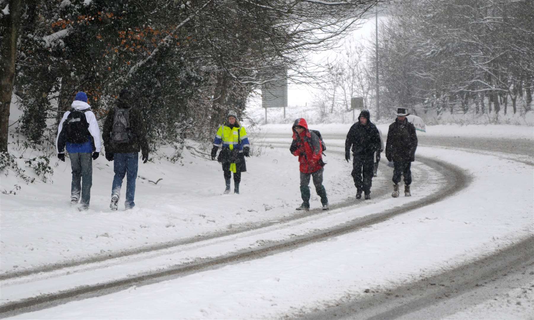 The Met Office is warning of the potential for ‘disruptive snow’. Picture: Paul Amos.