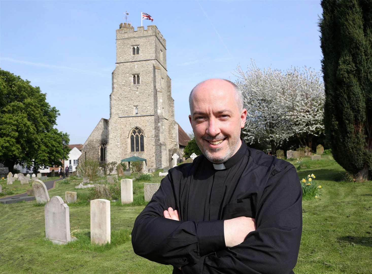 St Margaret's Church in Rainham Reverend Nathan Ward is delighted to have secured the legendary singer