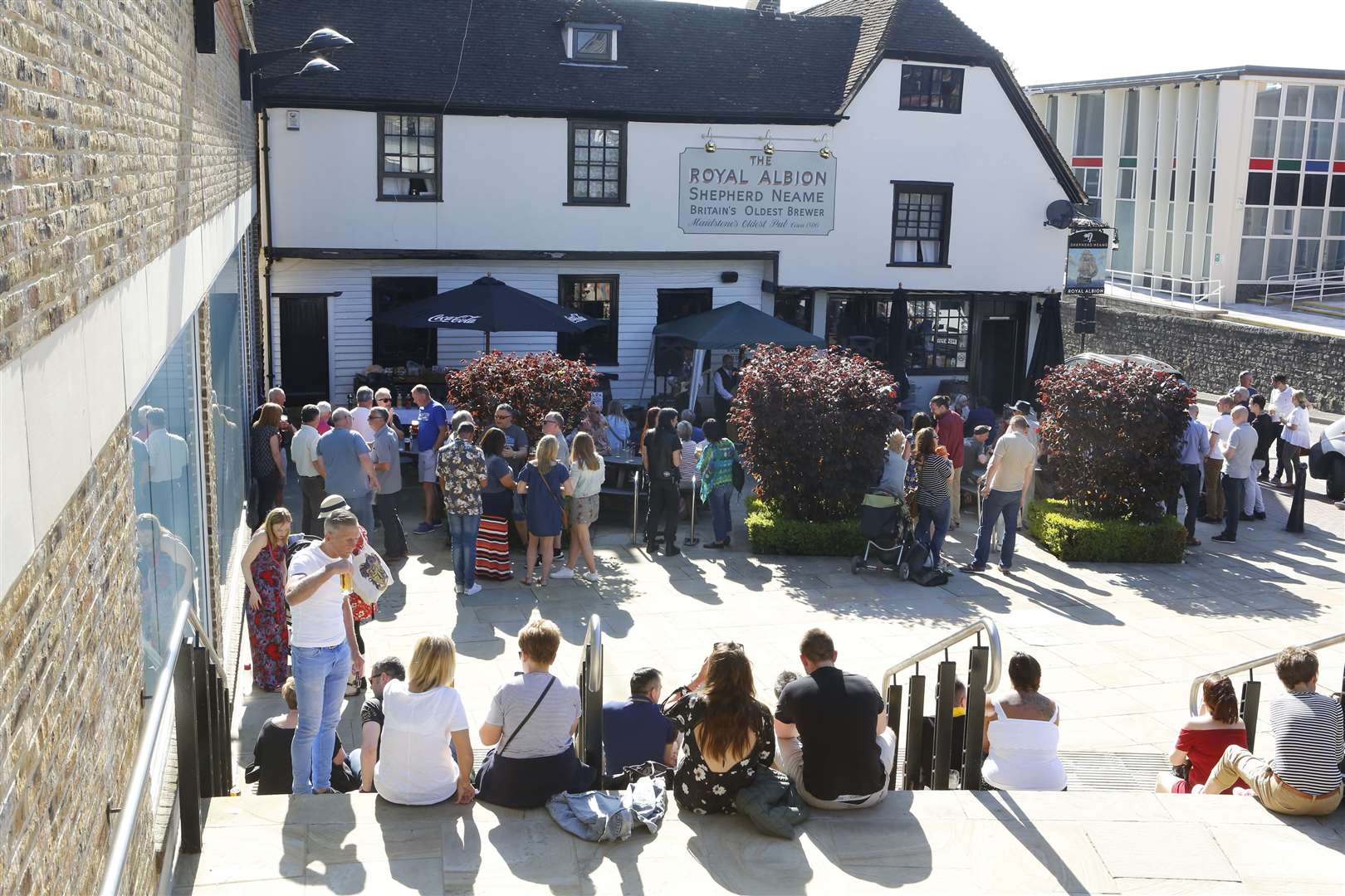 Crowds at The Royal Albion for the Maidstone Fringe Festival in 2018