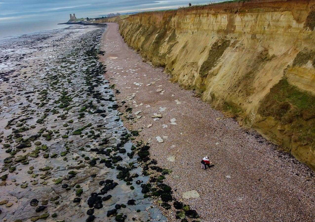 They returned to Reculver Cliffs for the moment. Picture: Reuben Skeats