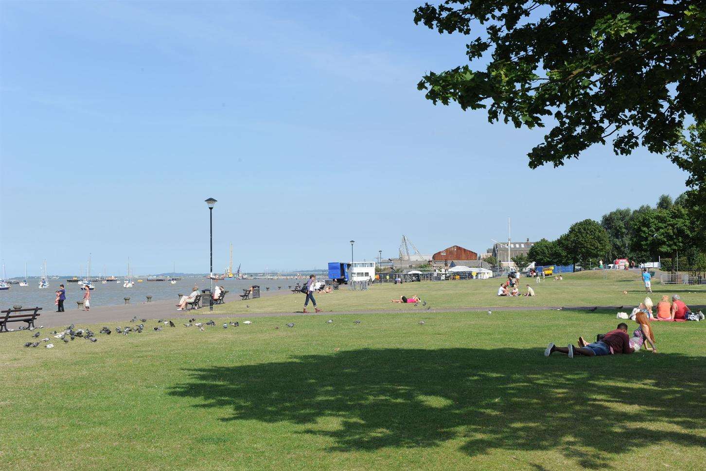 Police were called to Gordon Promenade in Gravesend