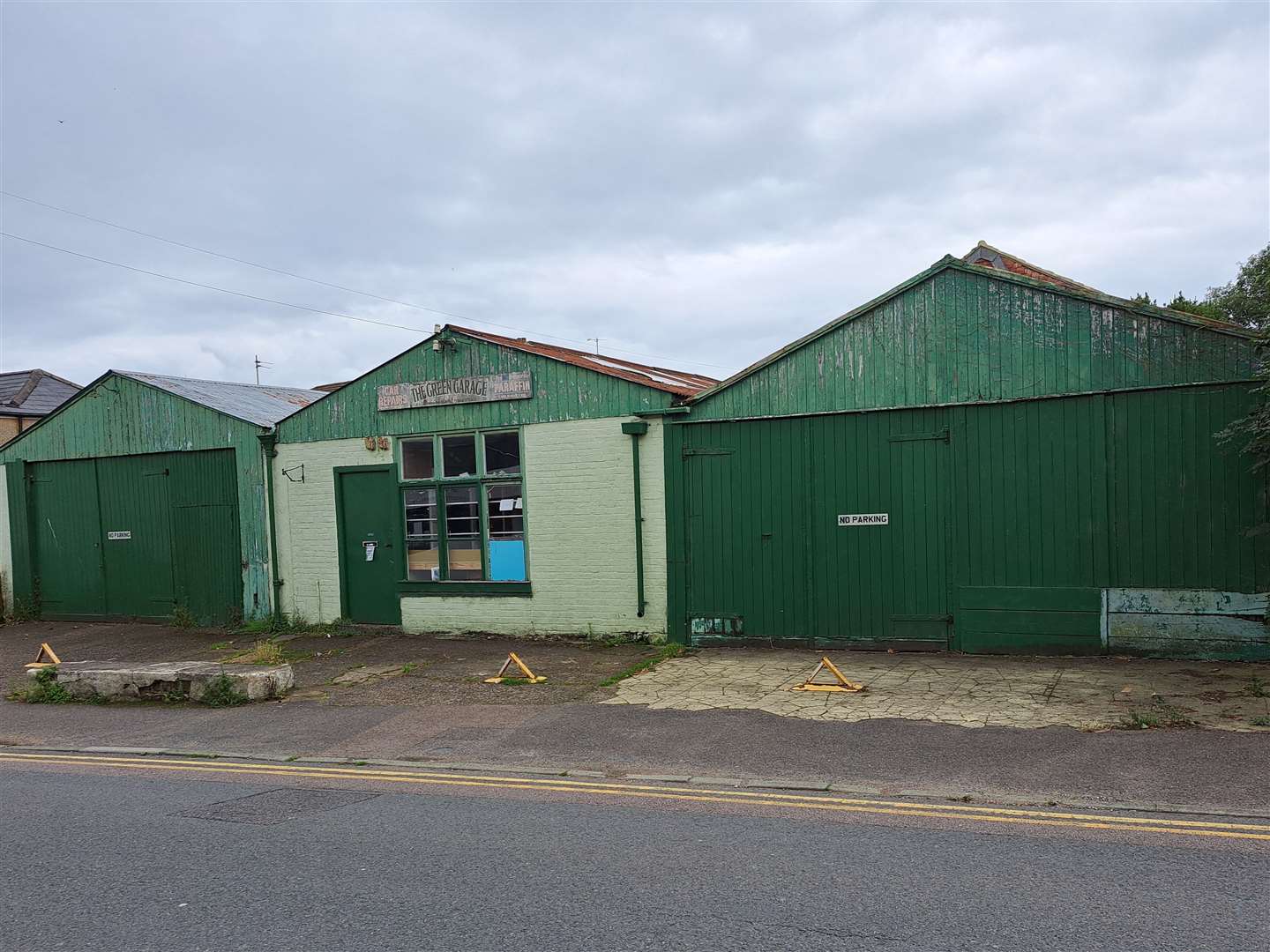 The Green Garage in Station Road, Walmer, days after its closure