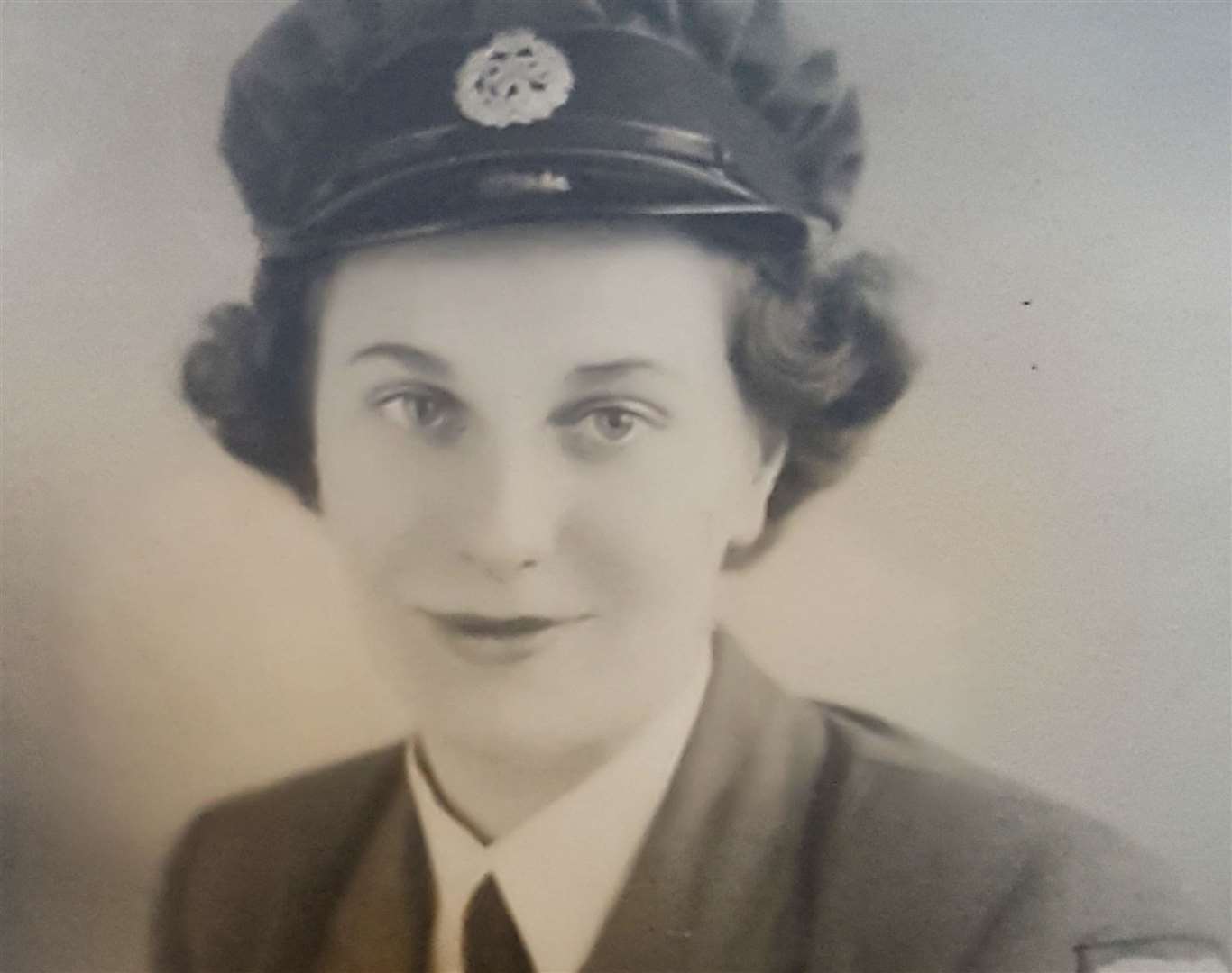 Dorothy King in her WAAF's uniform