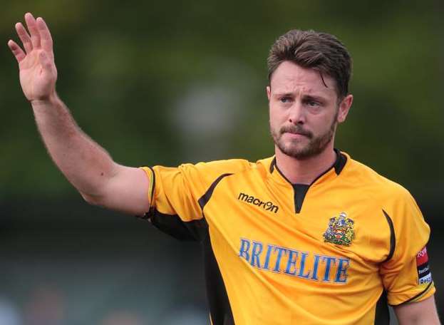 Maidstone striker Frannie Collin. Picture: Martin Apps