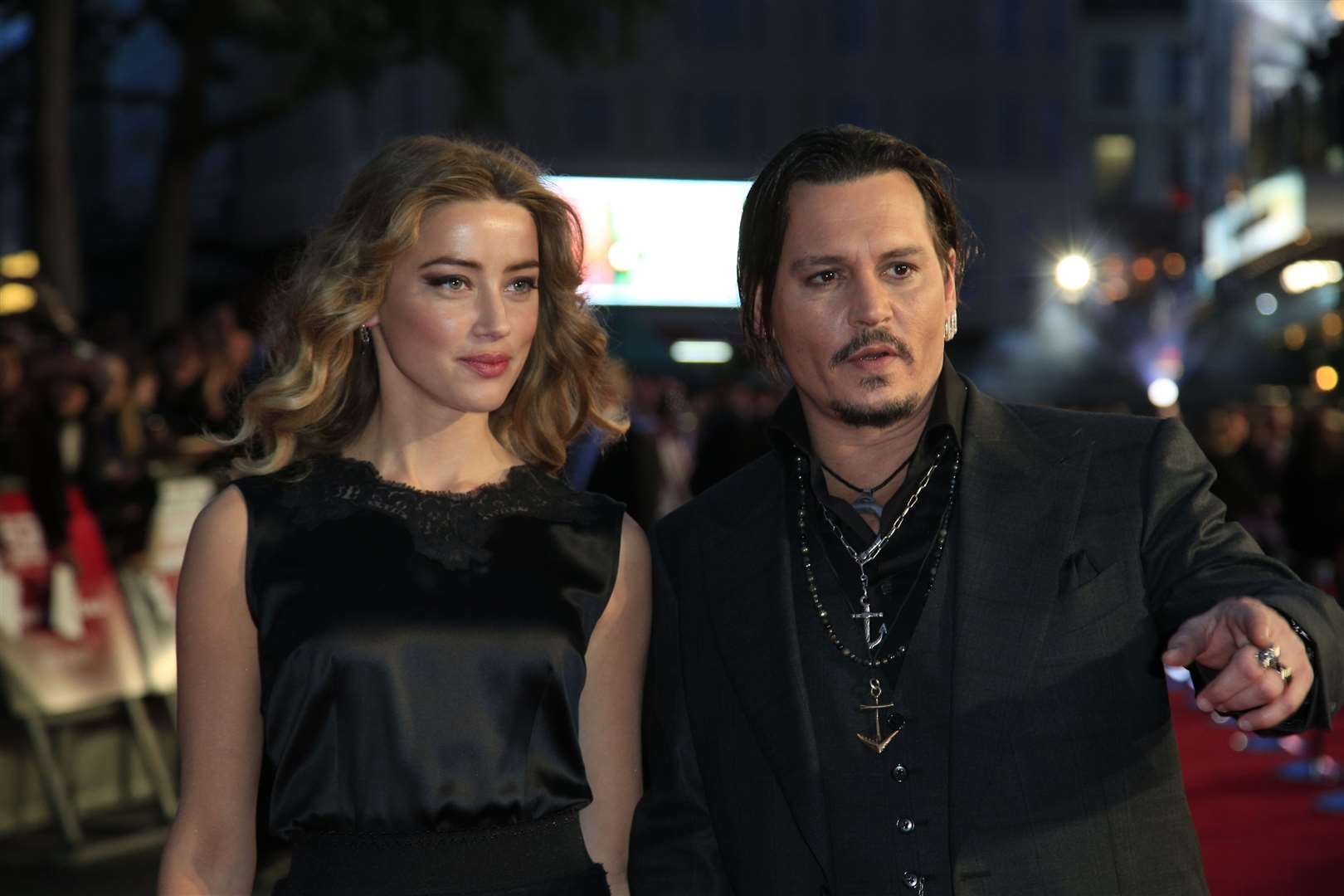 Amber Heard and Johnny Depp married in Los Angeles in February 2015 (Jonathan Brady/PA)