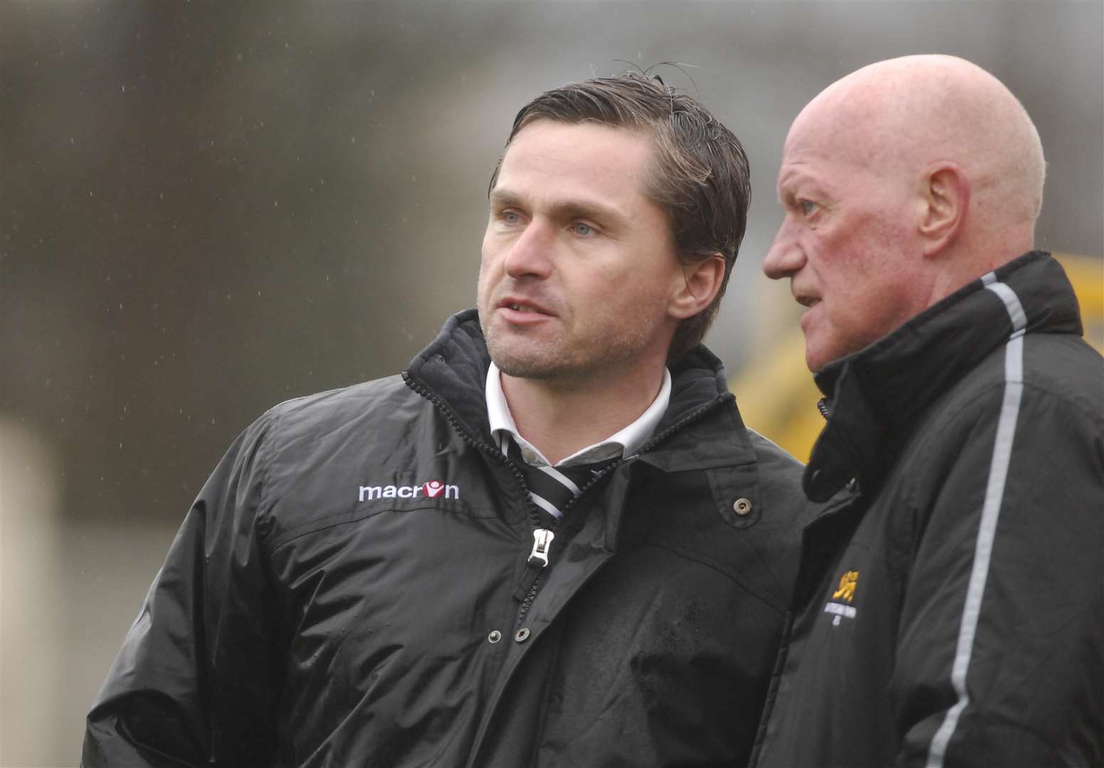 Ray Turner with assistant manager Clive Walker Picture: Martin Apps