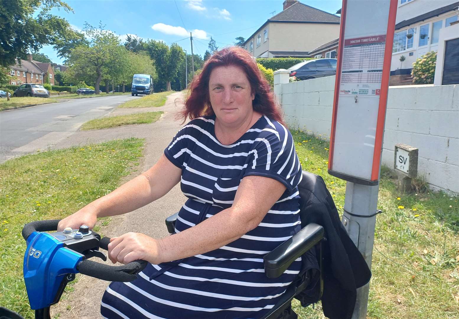 Amanda King from Sevenoaks says she was refused entry on a Go Coach bus while on her mobility scooter