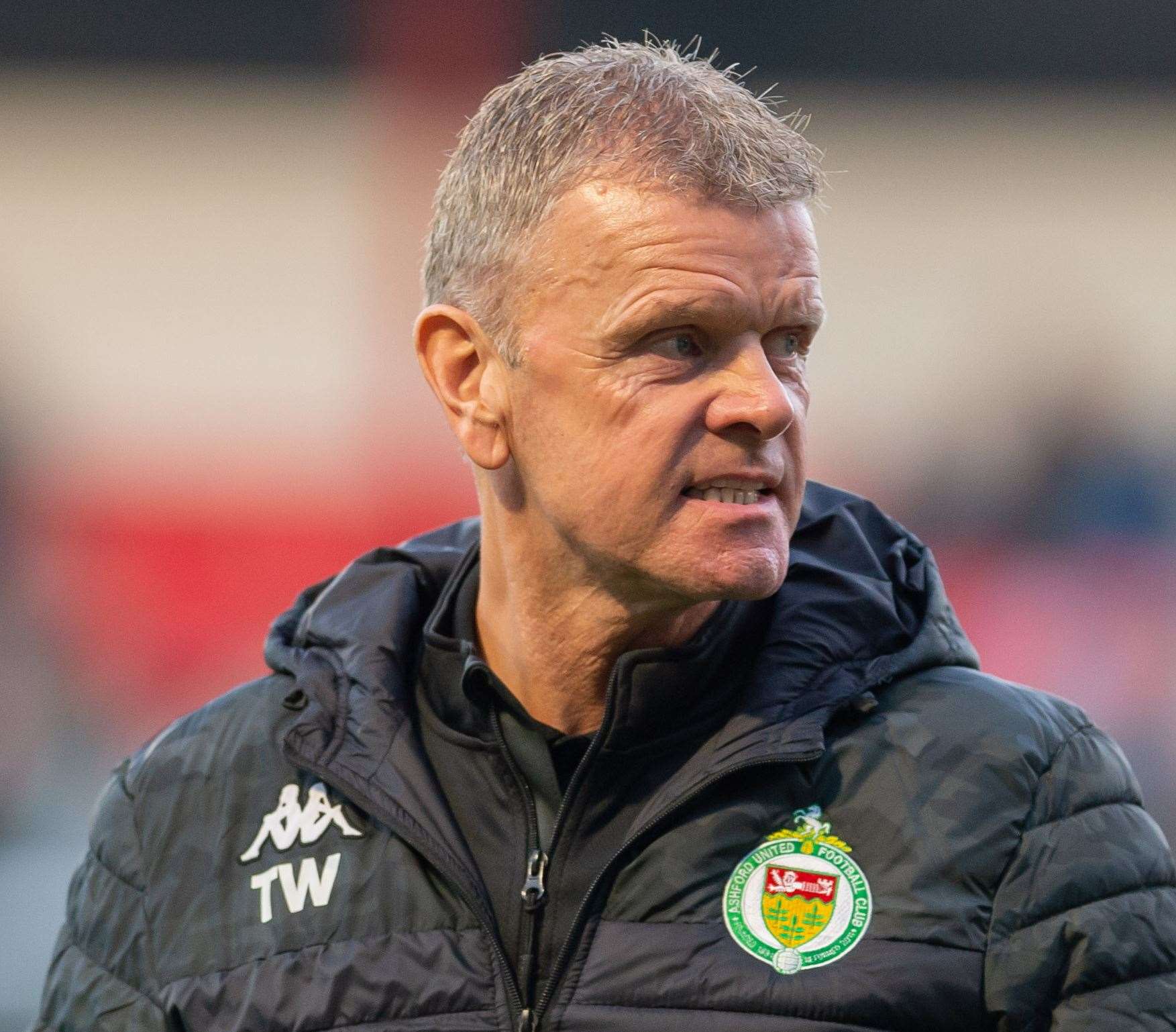 Ashford United manager Tommy Warrilow. Picture: Ian Scammell