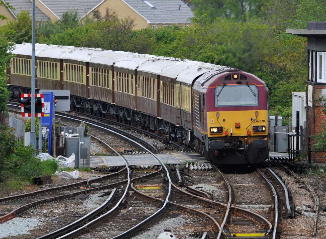 The Orient Express arriving at Deal Station last year