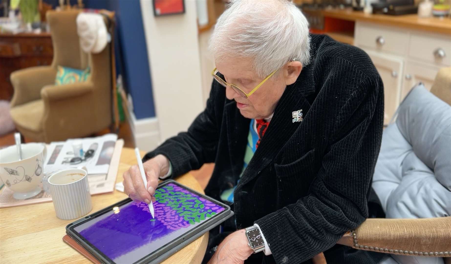 Artist David Hockney hopes to bring ‘joy and hope’ to Londoners with new artwork (Jonathan Wilkinson/PA)