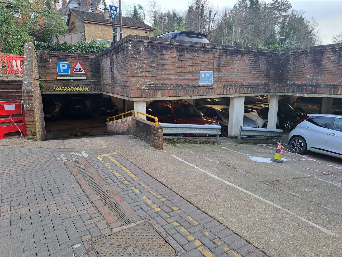 The Linden Park Road car park in Sussex Mews