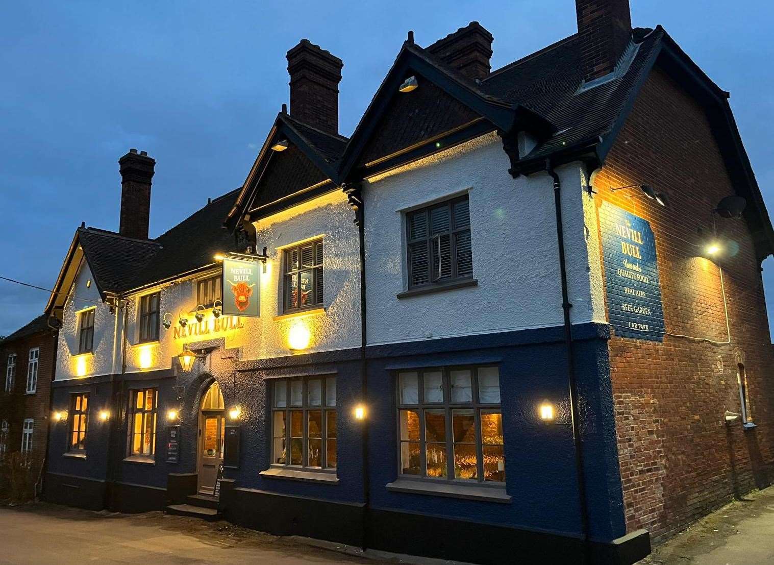 The Nevill Bull pub in Ryarsh Road, Birling. Picture: Chris Marchant