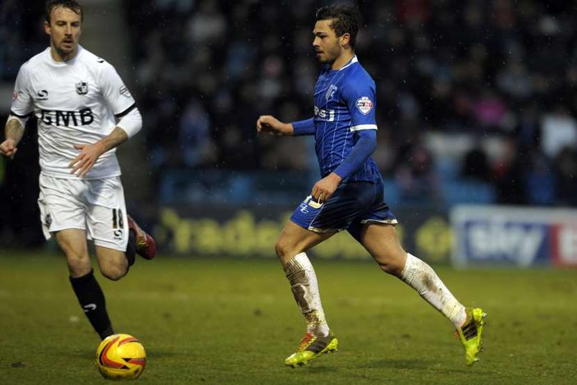 Bradley Dack was involved in all three Gillingham goals against Port Vale. Picture: Barry Goodwin