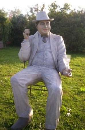 The statue of Al Capone