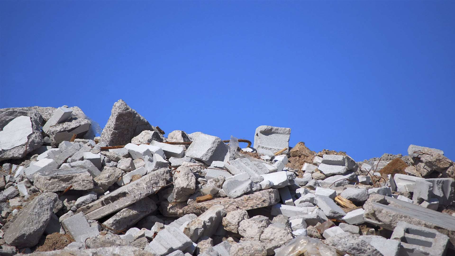 Three tonnes of rubble will be cleared. Stock picture