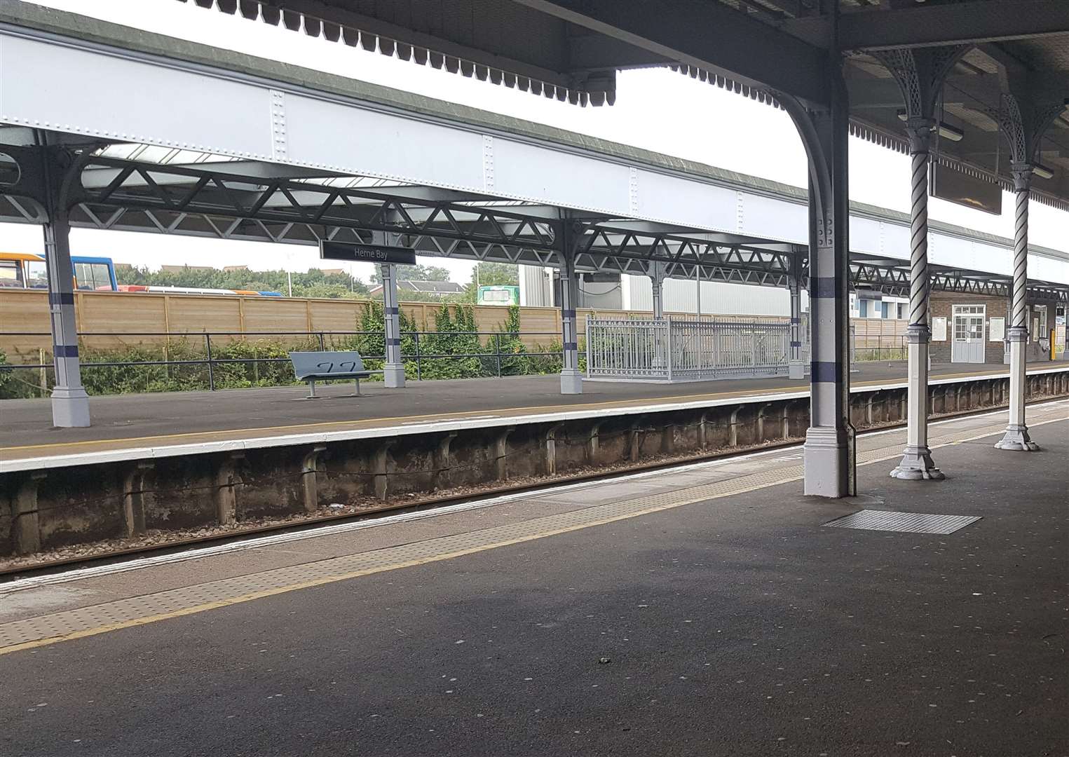 The incident happened near Herne Bay railway station