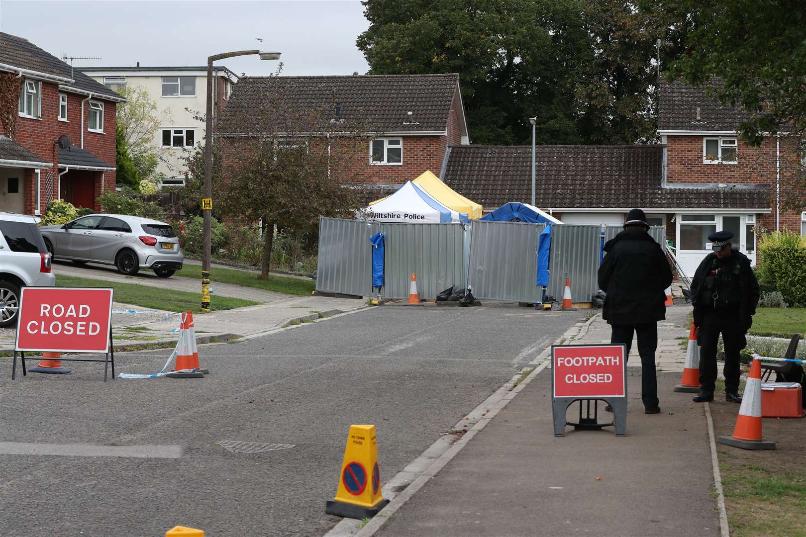 Mr Bailey was poisoned after going to Mr Skripal’s home on Christie Miller Road in Salisbury (Jonathan Brady/PA)