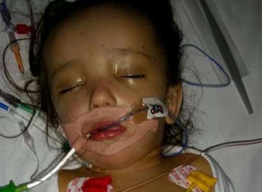 Lilah Hopewell after her liver transplant