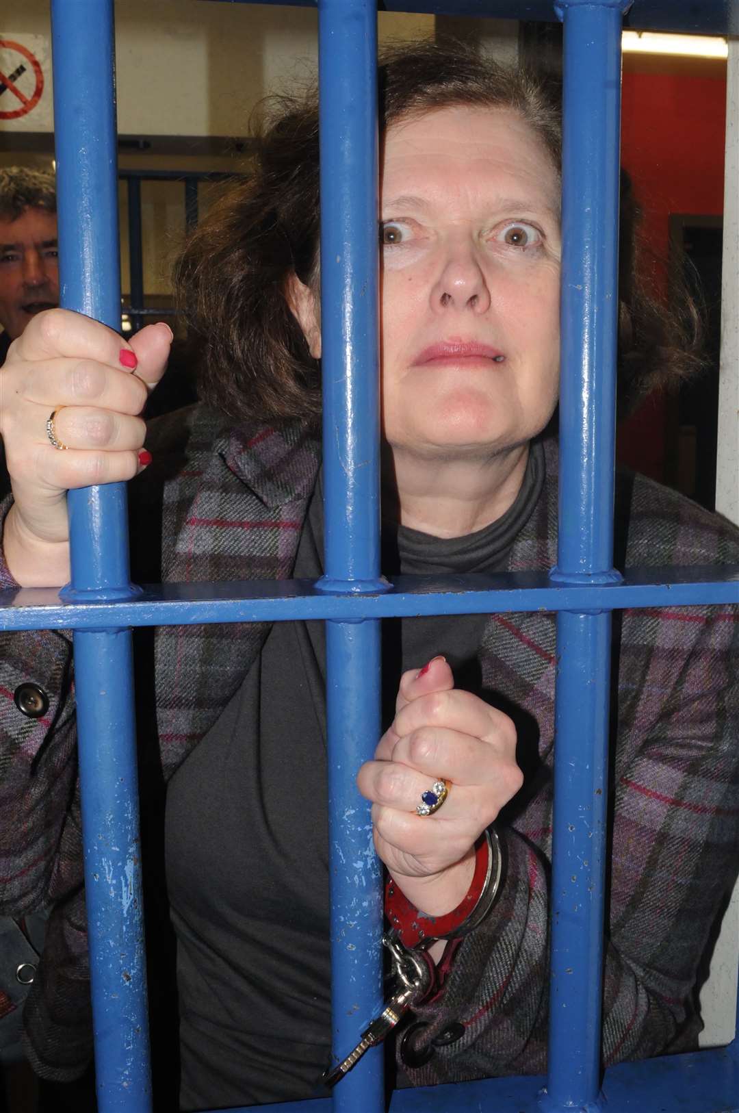 Justice Adele Williams, senior judge, is locked up for the morning