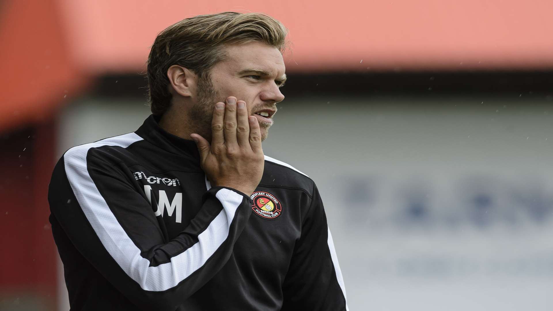 Ebbsfleet manager Daryl McMahon Picture: Andy Payton