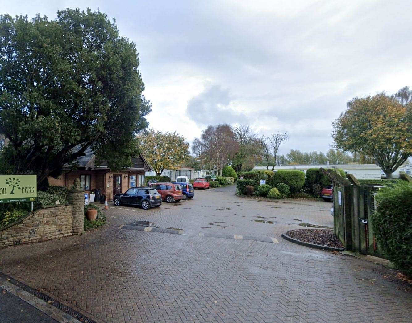 Preston Caravan Park has lost 30 sites over the years due to an increase in caravan size. Picture: Google