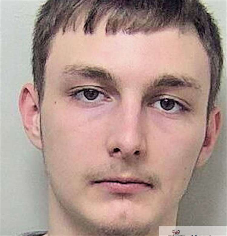 James Beaumont has been locked up for smashing a bottle over a man's head in Canterbury. Picture: Kent Police