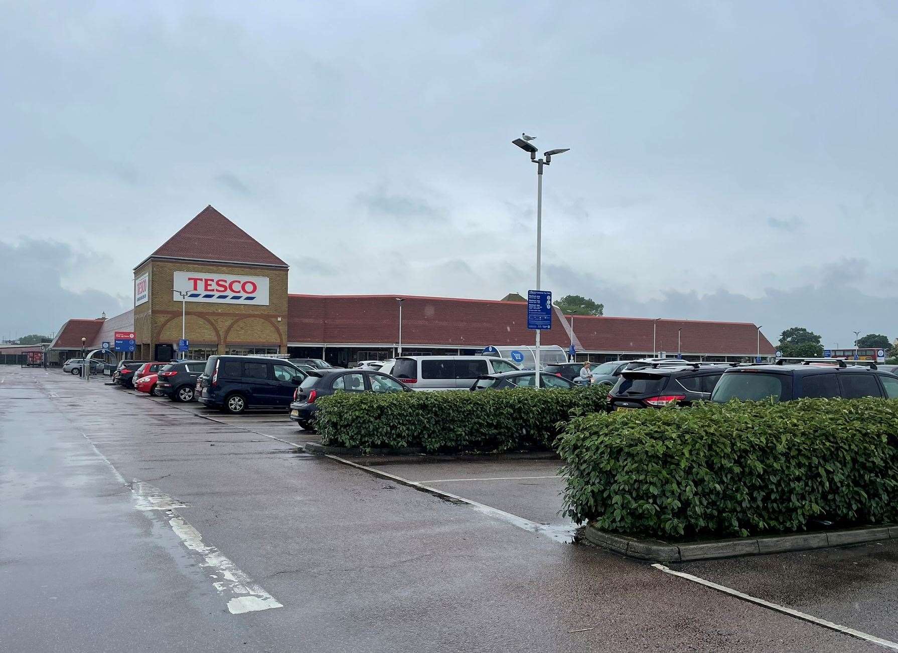 Tesco car park in Sheerness. Picture: Joe Crossley