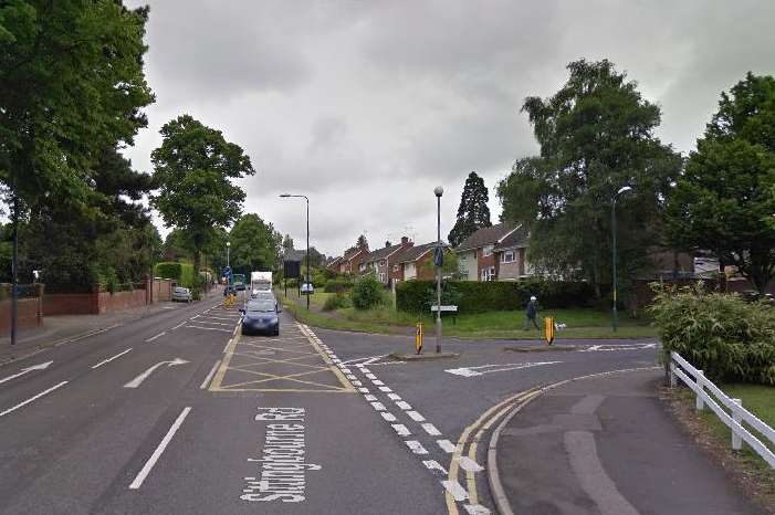 The lane closure will be enforced on the Sittingbourne Road near the junction with Claremont Road. Picture: Google