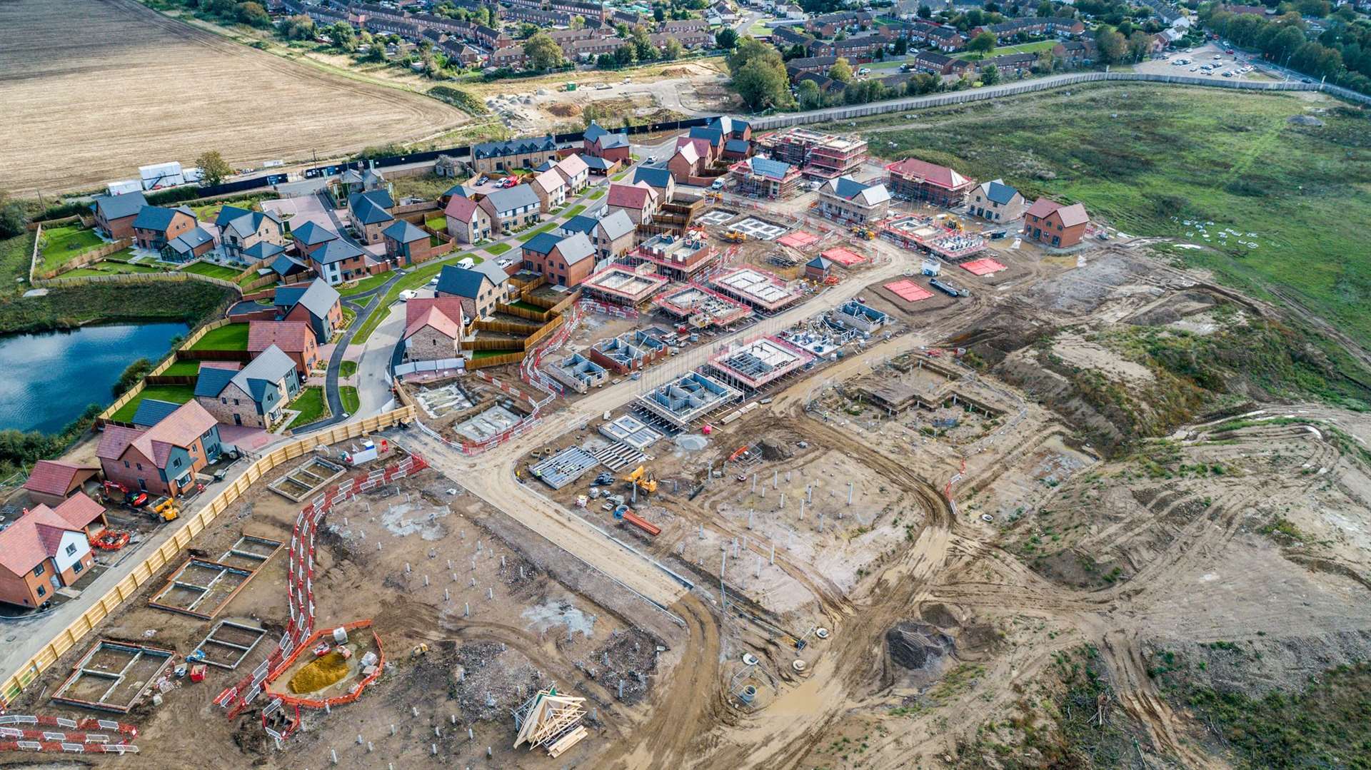 The Faversham Lakes development is one of the many being built - or planned to built - in Faversham