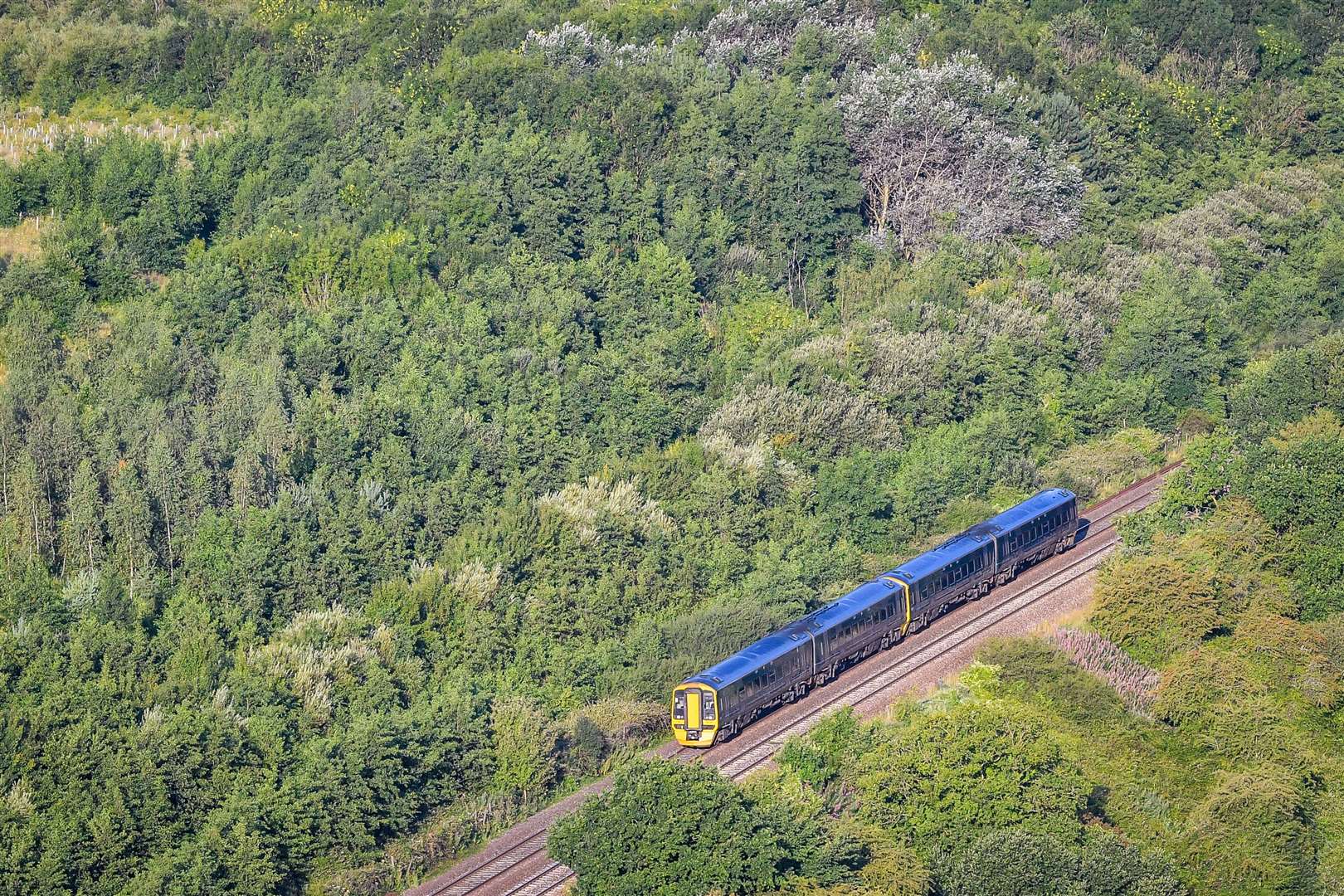 A GWR train on the railway heading out of Bristol towards North Somerset (Ben Birchall/PA)