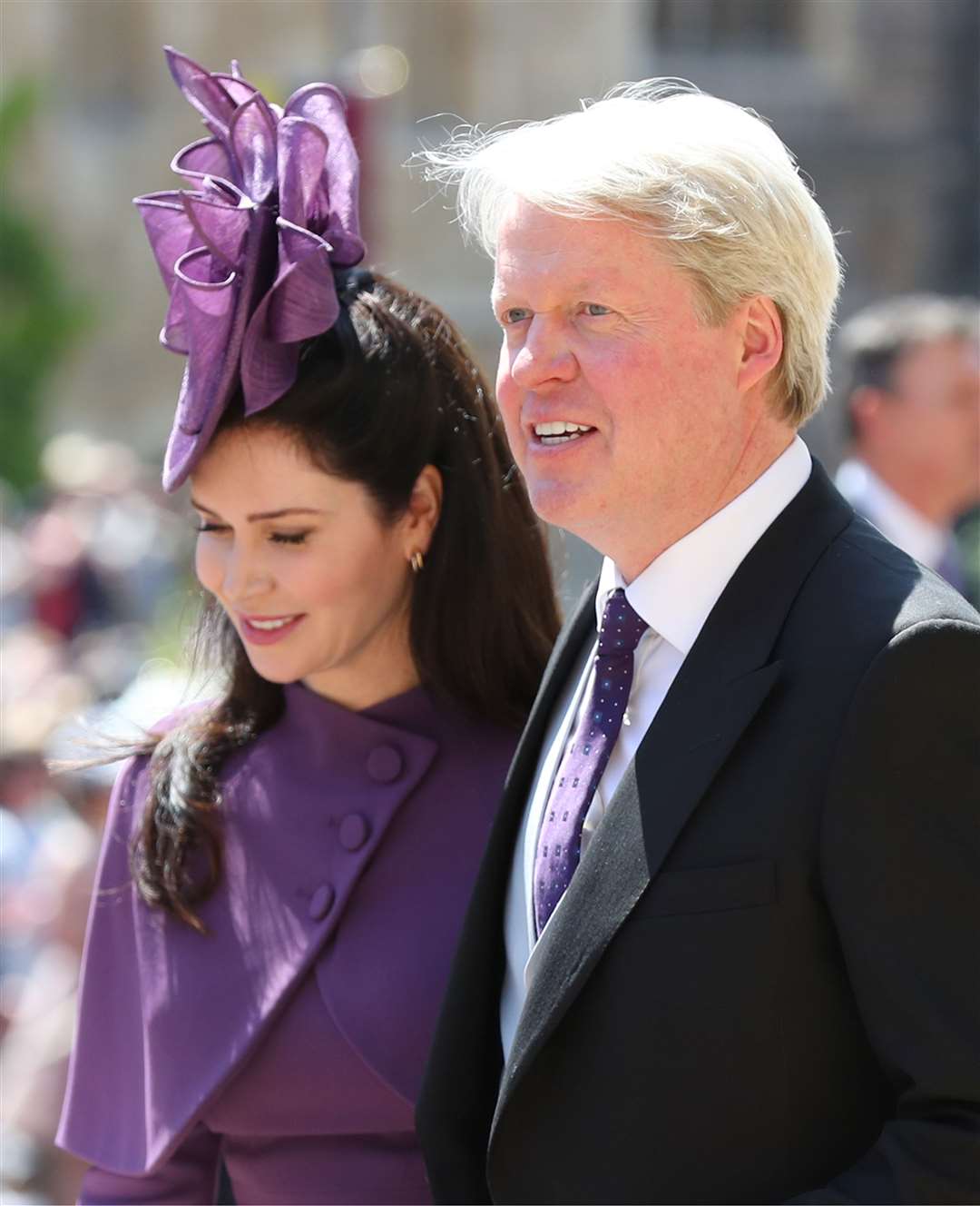 Earl Spencer with wife Karen (Gareth Fuller/PA)