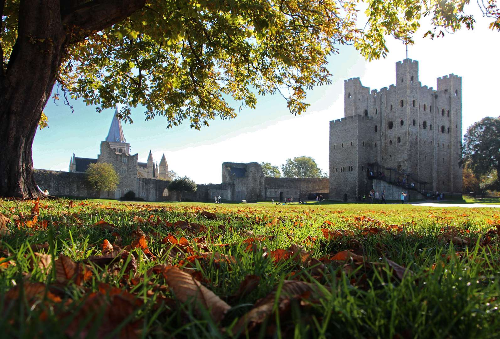 Rochester Castle would be a main attraction in the independent state. Credit David Mathias Strood,