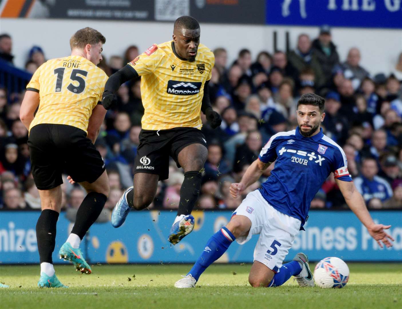 Maidstone are awaiting their next opponents after beating Ipswich. Picture: Barry Goodwin