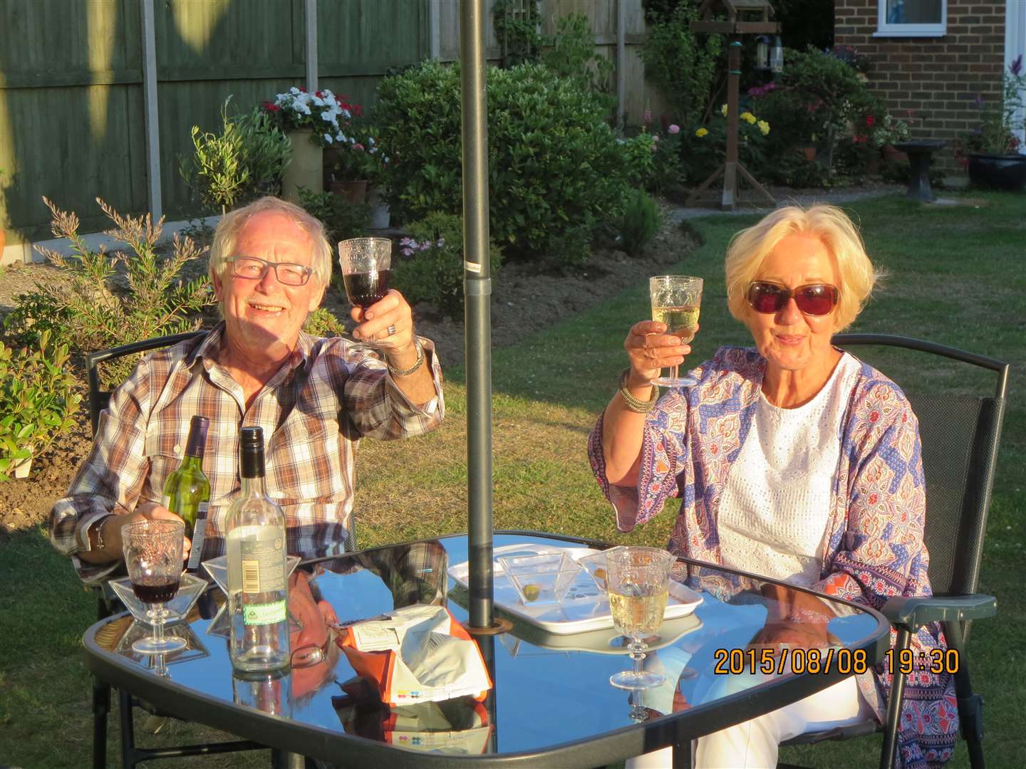 Jill and Geoff Martin were shared winners on Couple's Come Dine With Me