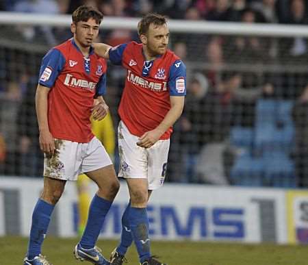 Bradley Dack and Charlie Lee