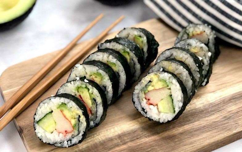 Sushi galore is on the menu