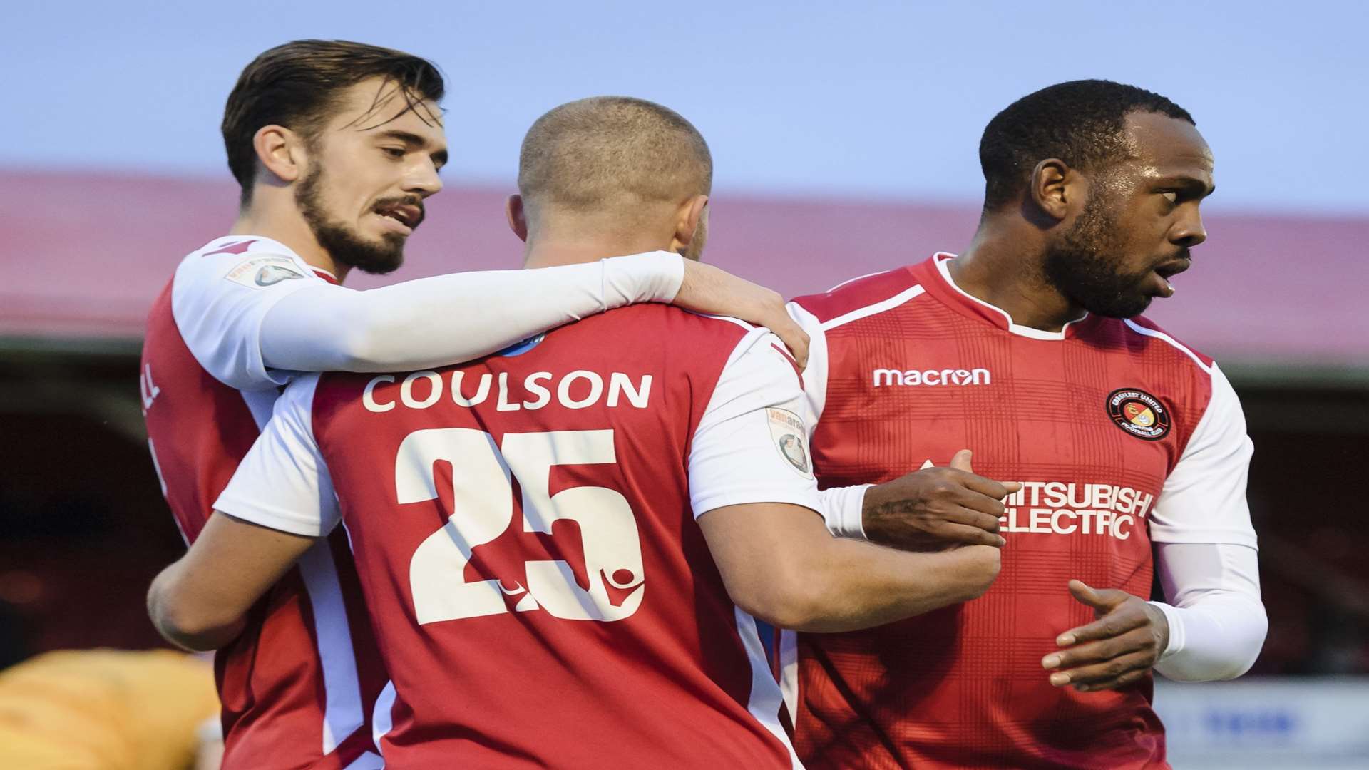 Luke Coulson scored Ebbsfleet's winner Picture: Andy Payton