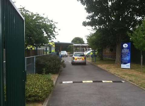 Emergency services are using Hoo Primary School as a base of operations