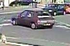 A CCTV image of the car that hit and killed Maisie the dog in Sturry