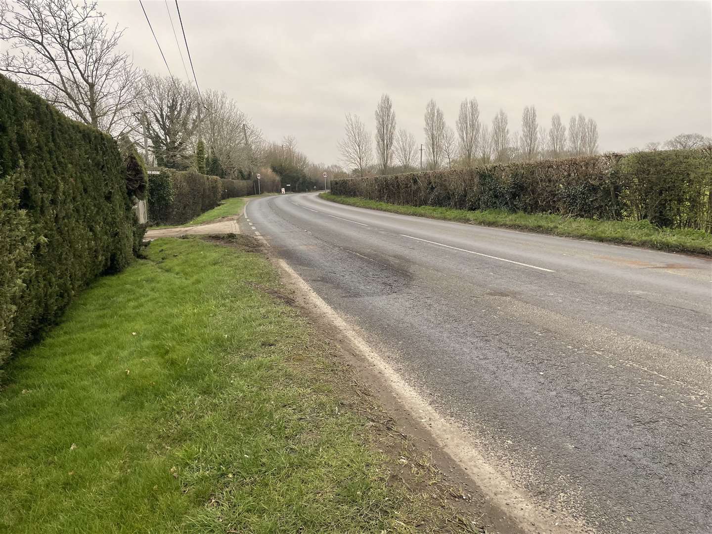 The crash happened on Biddenden Road