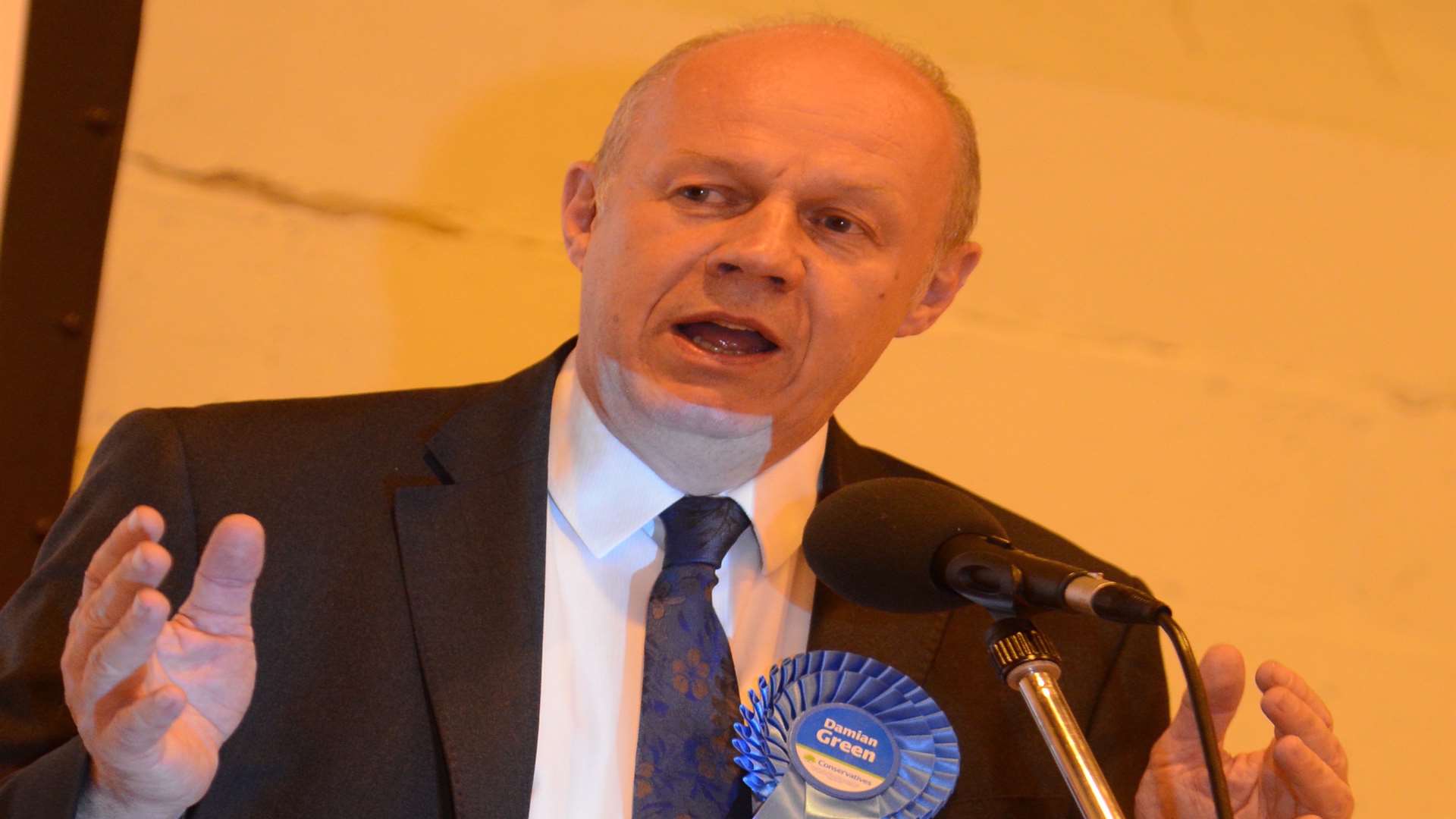 Damian Green re-elected as Conservative MP for Ashford