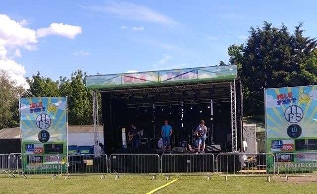 Isle Fest stage last year