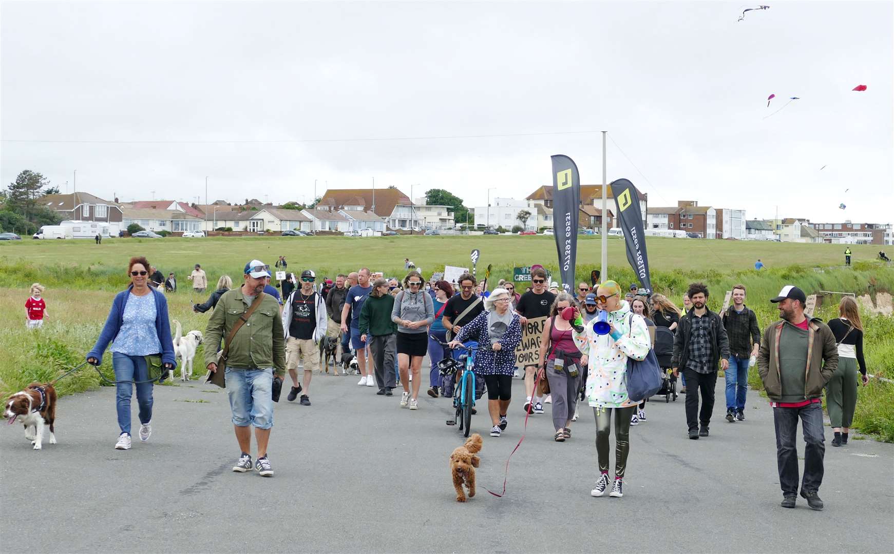 About 200 people took part in the march. Picture: Frank Leppard Photography