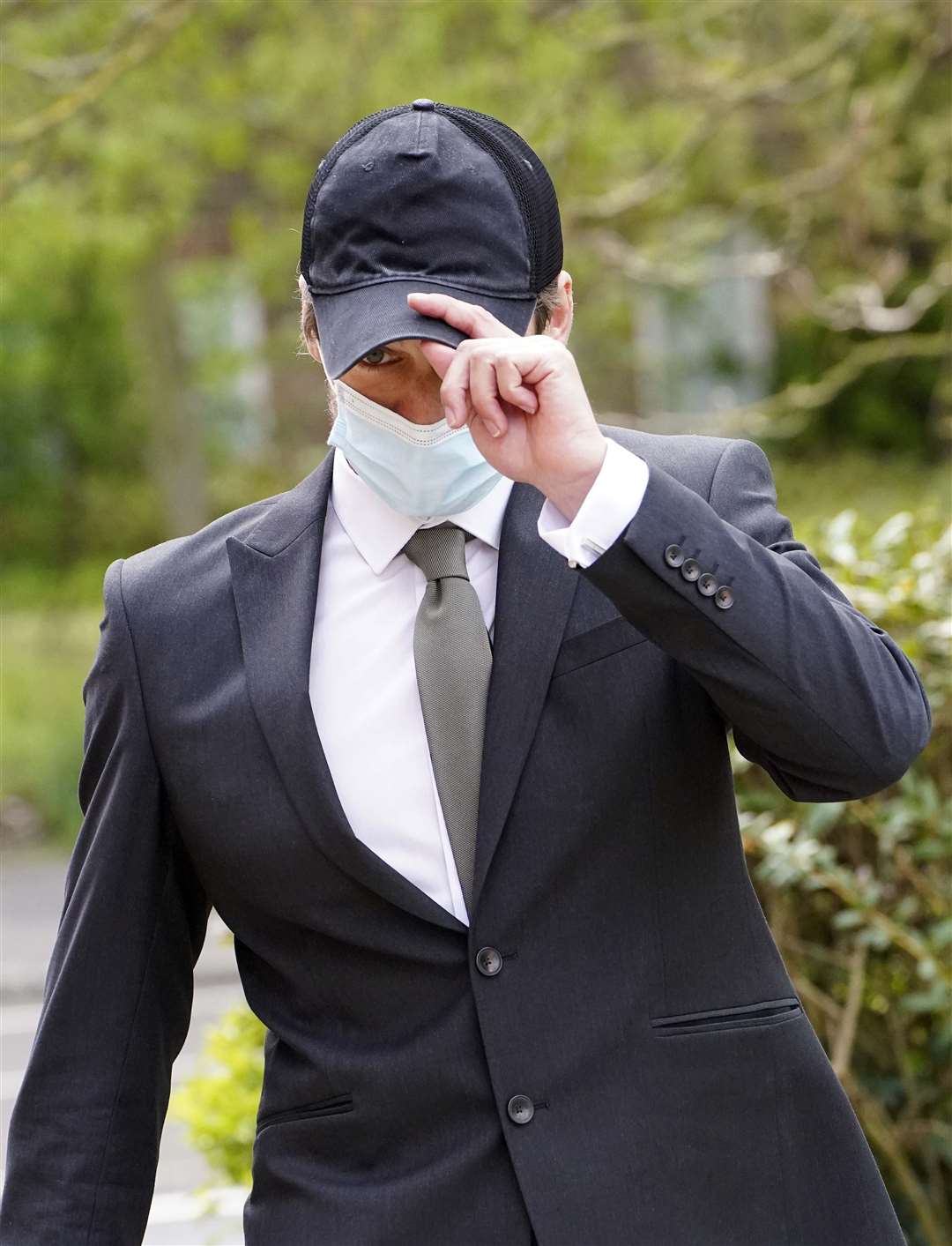 Harry Johnson arrives at Uxbridge Magistrates’ Court (Steve Parsons/PA)