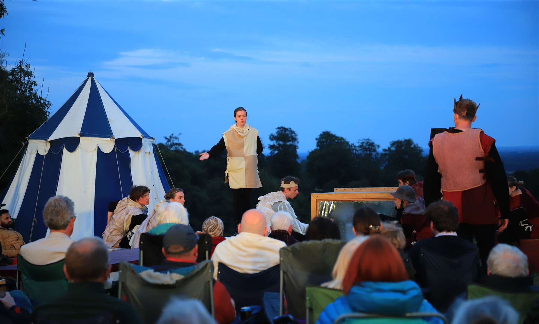 The theatre group are known for performing open-air productions at venues across Kent. Picture: Supplied by Changeling Theatre