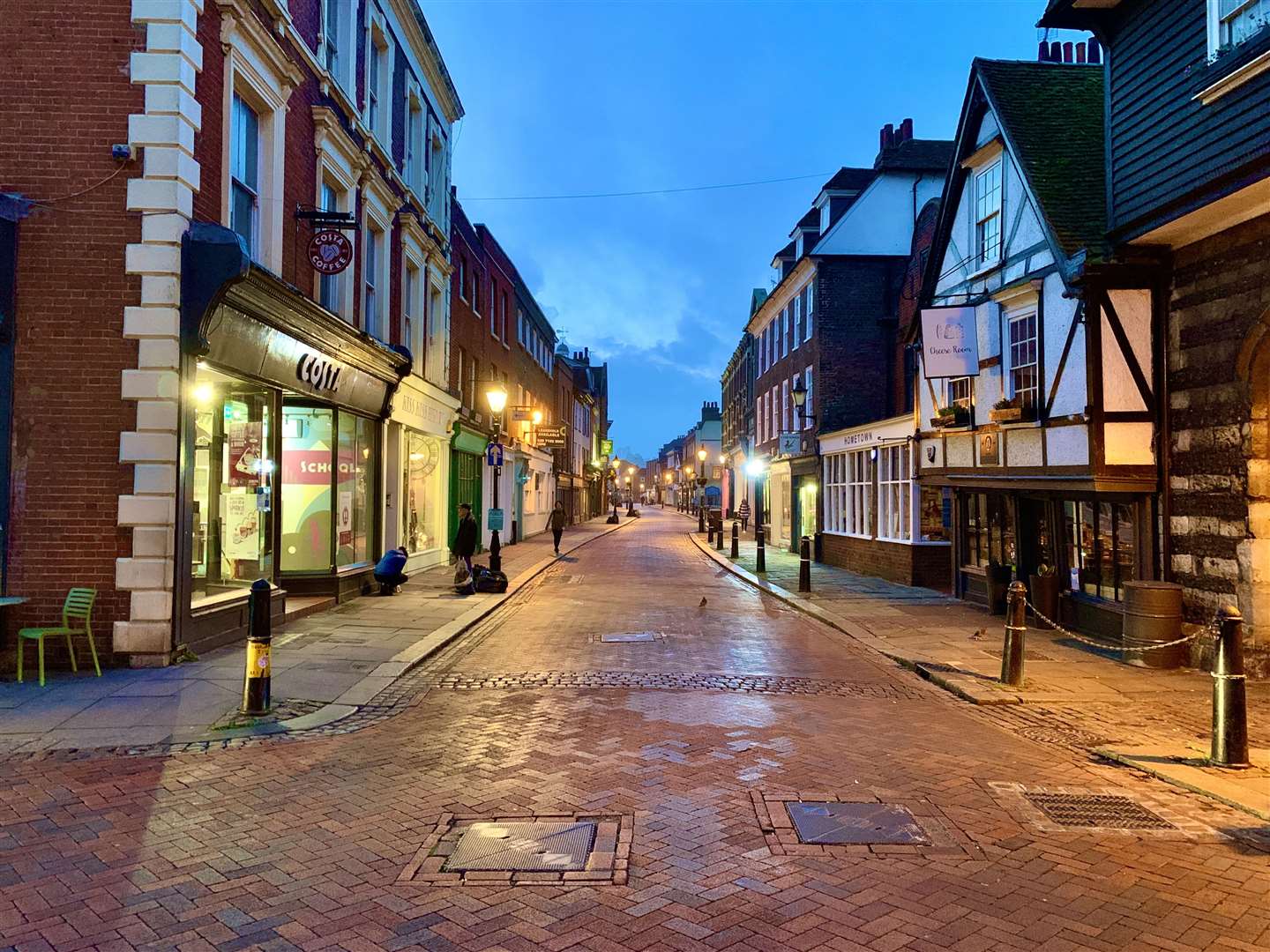 Some high streets in established tourist areas, such as here in Rochester, are likely to fare better than others. Picture: Alex Watson
