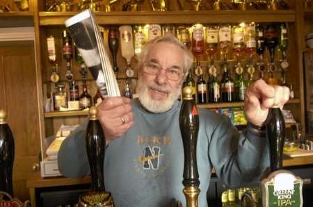 Black Lion landlord Raymond Cottingham