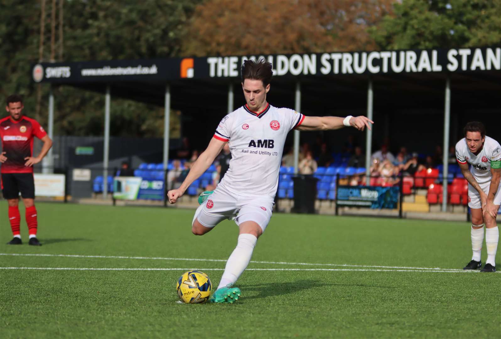 Chatham's Ben Allen makes no mistake from the penalty spot Picture: Max English @max_ePhotos